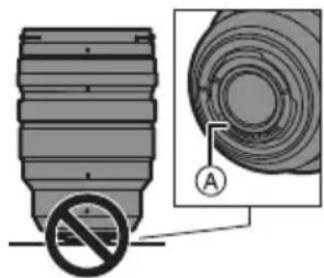 PANASONIC Lumix HX1025PP - ella. Hacerlo podria causar un mal funciona o daños en la lente y la cámina digital. - 1