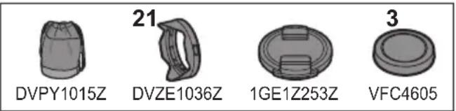 PANASONIC Lumix HX1025PP - Supplied Accessories - 1