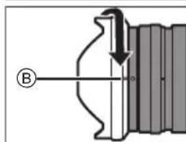 PANASONIC Lumix HX1025PP - Rimozione di un paraluce - 2