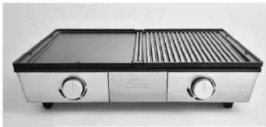 Solis Deli Grill 7951 - D 2 termostati con indicatore di temperatura raggiunta, regolabili separamente - 1