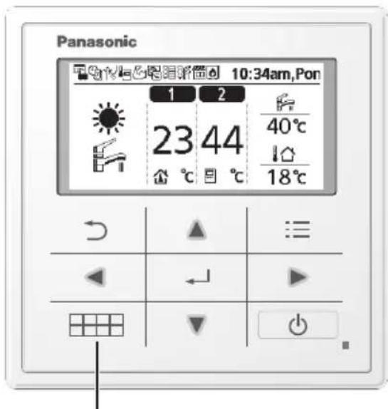 PANASONIC WHUD07JE5 - Kako uporabljati Hitri meni - 1