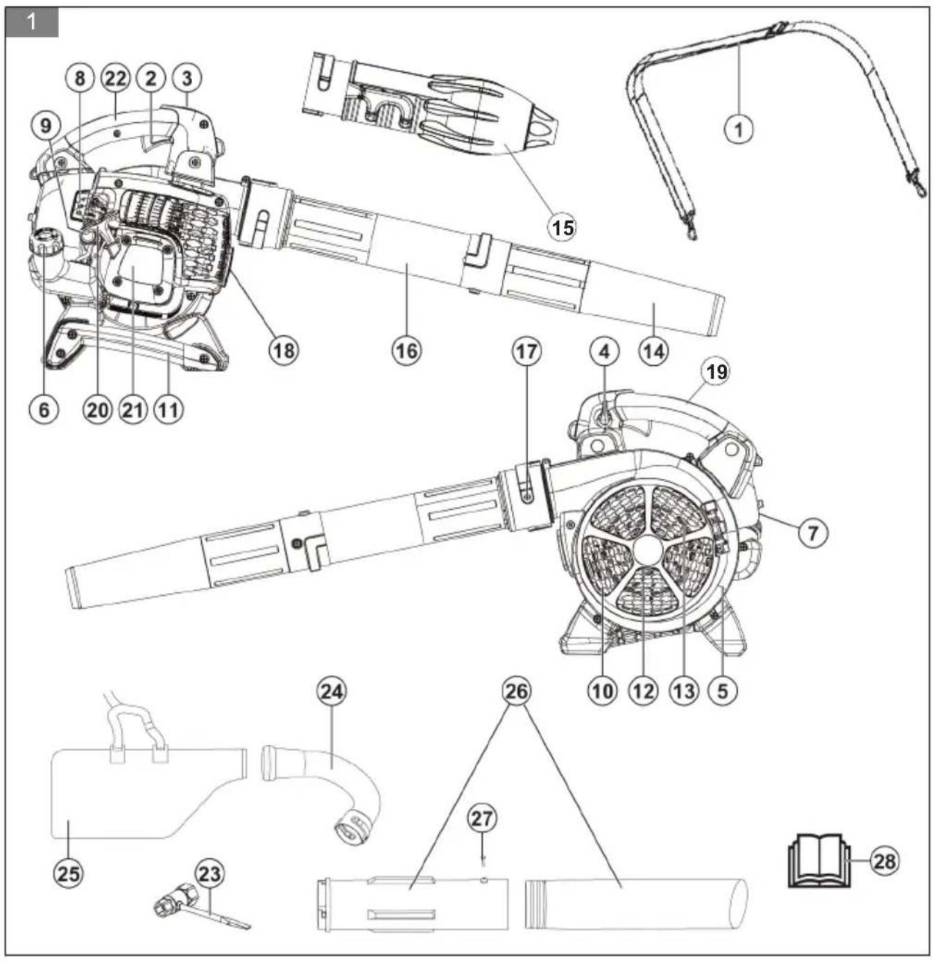 MCCULLOCH GBV 322VX - 1