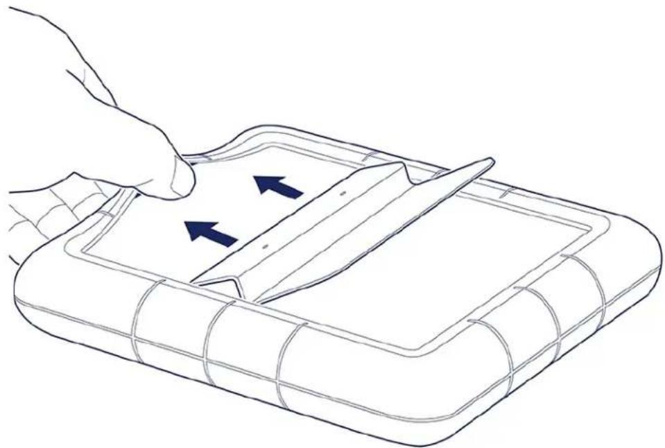 LACIE Rugged RAID Shuttle - Installation du support - 1