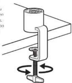 BLUE MICROPHONES Compass - INSTRUCTIONS DE MONTAGE SUR BUREAU - 1