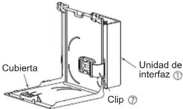 MITSUBISHI MAC567IFE - Al montar en elgado exterior de la unidad interior - 1