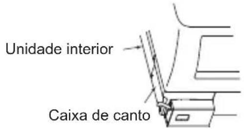 MITSUBISHI MAC567IFE - Exemplo de montagem no lado esquerdo daunitieslade interior - 1