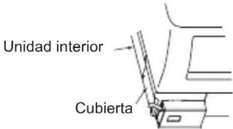 MITSUBISHI MAC567IFE - Ejemplo de instalacion en el lado izquierdo de la unidad interior - 1