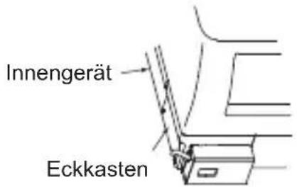 MITSUBISHI MAC567IFE - Beispiel fur Montage an der linken Seite des Innengerats - 1
