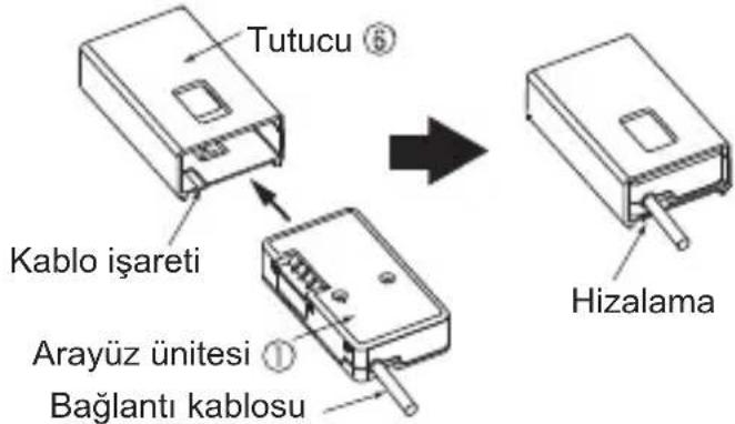 MITSUBISHI MAC567IFE - Ic mekan unitesinin di s tarafina montaj - 2