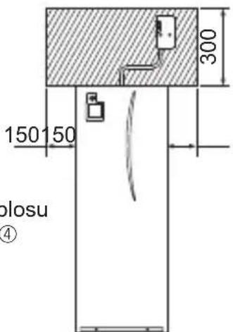 MITSUBISHI MAC567IFE - Ic mekan unitesinin sol tarafina montaj orneigi - 6