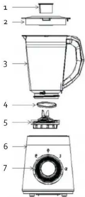 DOMO DO9203BL - PARTIES - 1
