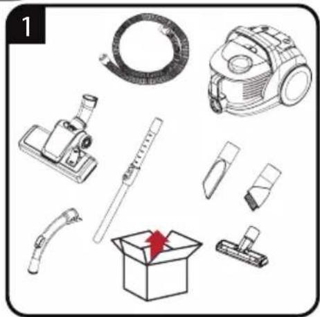 GRUNDIG VCC 3870 A - Cyclonic Vacuum Cleaner - 10