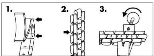 AURIOL IAN 282642 - Mode d'emploi pour raccourcir le bracelet du modeles 2-LD4577-1+2 - 1