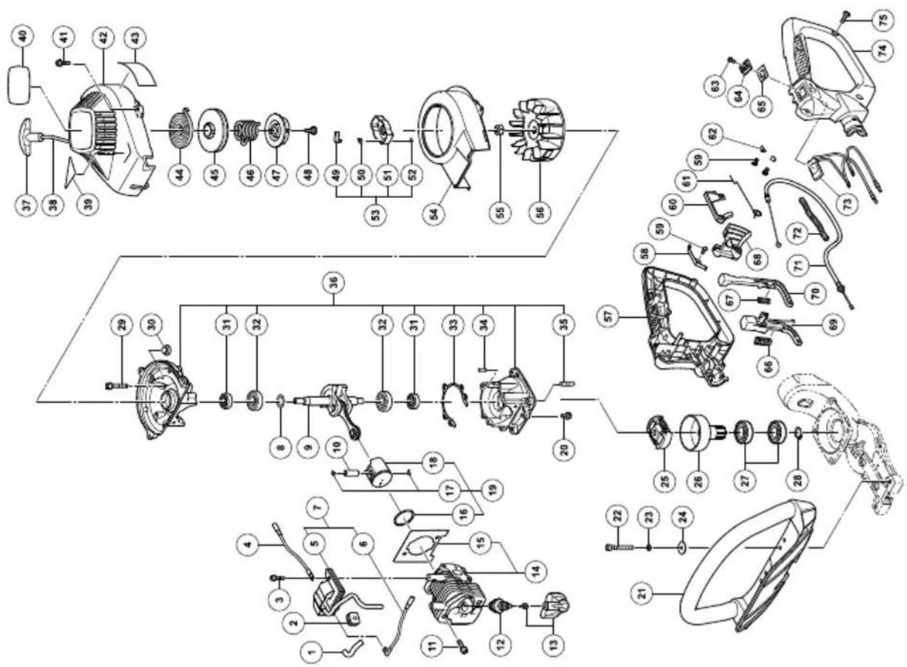 HITACHI CH 66EA3 - Kuukausittainen huolto - 7