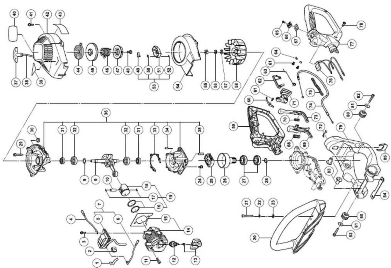 HITACHI CH 66EA3 - Kuukausittainen huolto - 9