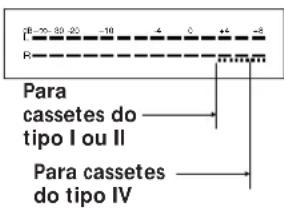 SONY TCWE425 - Para ajustar o nível de gravação manualmente - 1