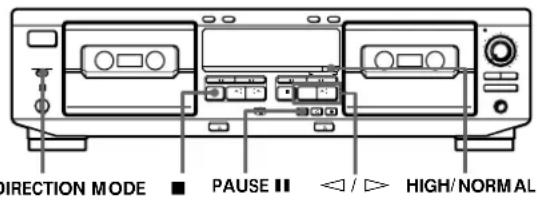 SONY TCWE425 - Copie d'une cassette - 1