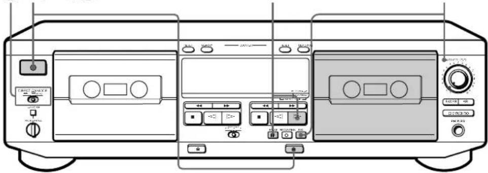 SONY TCWE425 - Gravação de cassetes - 1