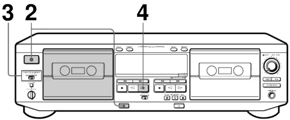 SONY TCWE425 - Leitura de cassetes - 1