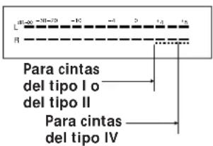 SONY TCWE425 - Para ajustar manualmente el nivel de la grabación - 1
