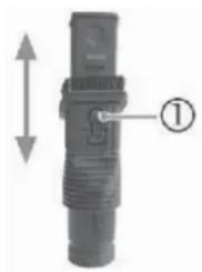 AFK HVC150.55R - Bocchetta per lancia / spazzola combinata - 1