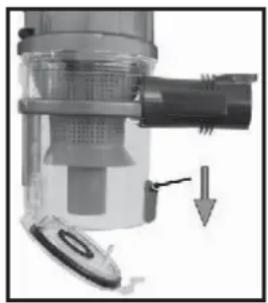 AFK HVC150.55R - Svuotamento del collettore della polvere - 1
