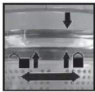 AFK HVC150.55R - Démonter le dispositif de filtration - 1