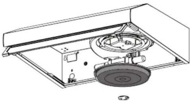 BEKO HNS61210W - Промяна на въглеродния филтър (режим на циркулация на въздуха) - 1