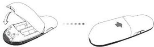 TARGUS AMP18US - Konfiguracja pilota Włodanie baterii - 5