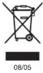 ECG TV 30 - Eliminación de equipos electricos y electrónicos (válido en los País miembrlos de la Unión Europea y otros Países europeos con un sistema implementado de reciclaje) - 1