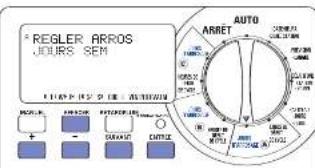 ORBIT WaterMaster 57606 - Choix de la fréquence d'arrosage dans les programmes A, B ou C - 1