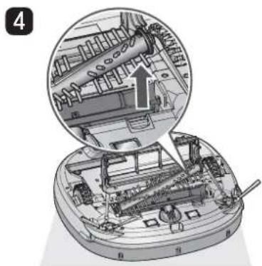 LG VR64703LVMP - Al messaggio vocale, "Togliere qualsiasi materiale estraneo alla spazzola centrale di HomBot." - 5