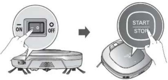 LG VR64703LVMP - Turn on the power supply of the Robot Cleaner. (p15) - 1