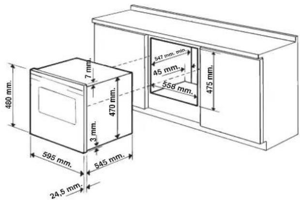 SCHOLTES FLL 934 XA - Built-in appliance - 1