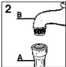 ROSIERES RSI 622 RIN - Water connection - 2