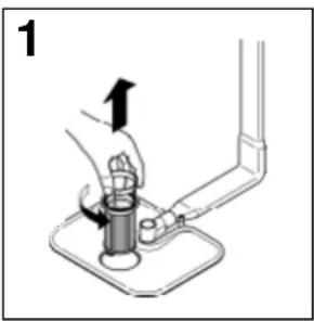 ROSIERES RSI 622 RIN - Limpieza del filtro - 1