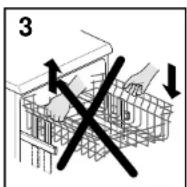 ROSIERES RSI 622 RIN - B.: NUNCA LEVANTE NEM BAIXE O CESTO POR UM LADO SÓ (fig. 3). - 3