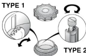 ROSIERES RSI 622 RIN - Enthärtereinstellung am Salzbehälter - 1