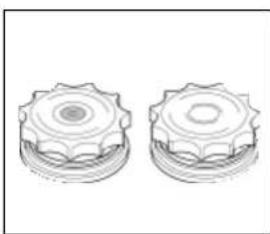 ROSIERES RSI 622 RIN - Indicador del llenado de sal - 1