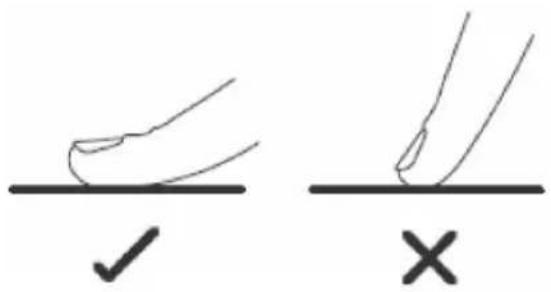 HOOVER HIFS430B - Verwenden der Touch-Bedienungen - 1