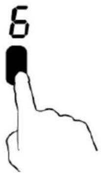 HOOVER HIFS430B - Če je programska ura nastavljena za eno kuhališče: - 1
