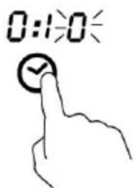 HOOVER HIFS430B - Verwendung des Timers als Minute-Minder Wenn Sie keine Kochzone auswählen - 1