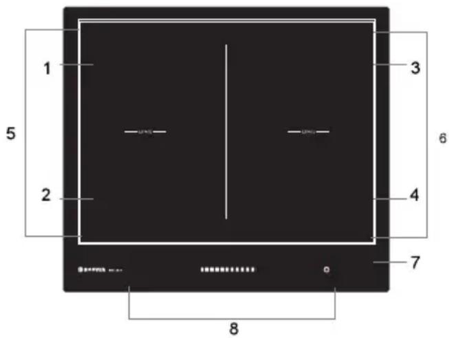 HOOVER HIFS430B - Pogled od zgoraj - 1