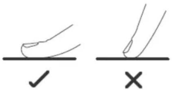 HOOVER HIFS430B - Utilisation des commandes tactiles - 1