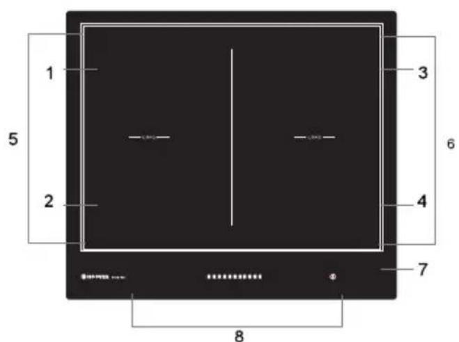 HOOVER HIFS430B - Ansicht von oben - 1