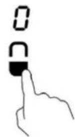 HOOVER HIFS430B - Berühren Sie die AIN/AUS-Steuerung ① - 3