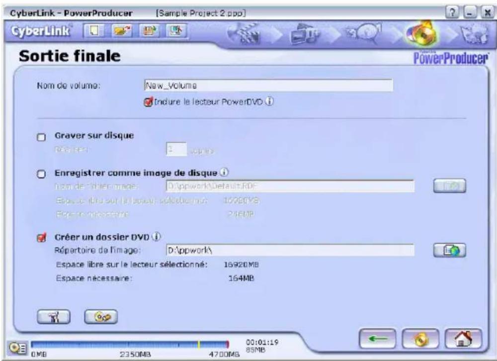 CYBERLINK PowerProducer 1.0 - Créer un Dossier DVD - 1