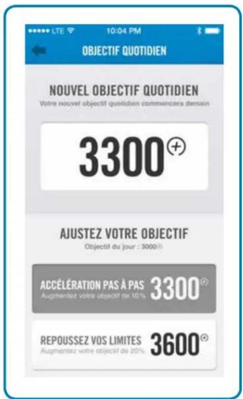 NIKE FuelBand SE - Modifier votre objectif quotidien - 2