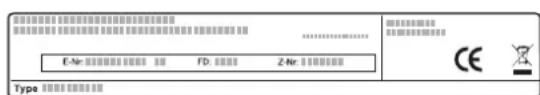 BOSCH CMA585MB0 - Codice prodotto (E-Nr.) e codice di produzione (FD) - 1