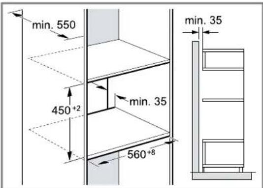 BOSCH CMA585MB0 - Inbouw van twee apparaten boven elkaar - 1
